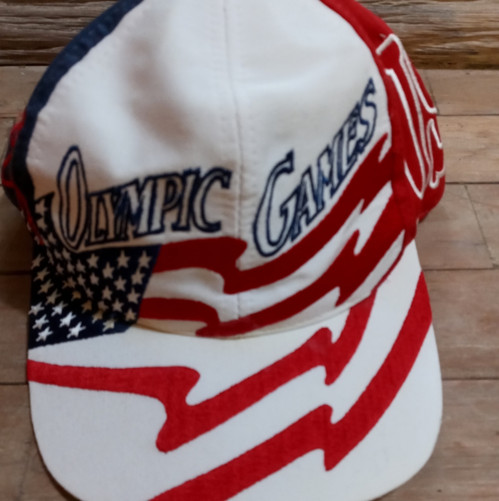 Vintage 1996 Olympics game hat